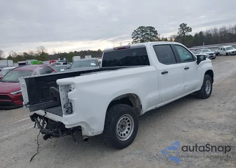 2022 Chevrolet Silverado 1500 4Wd Standard Bed Wt из США, поврежденный, VIN 3GCPDAEK4NG622980